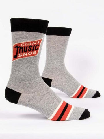 "Giant Music Snob" Men's Socks