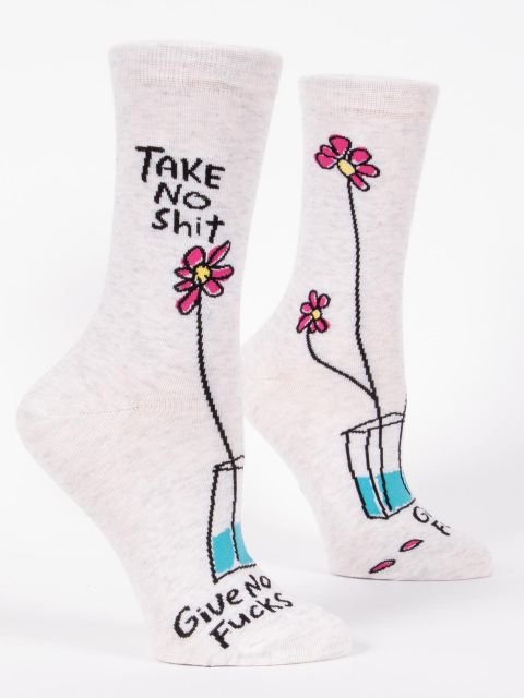 "Take No Shit Give No Fucks" W-CREW SOCKS