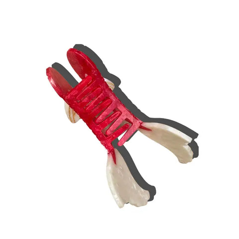 Hand Painted Koi Fish Claw Hair Clip
