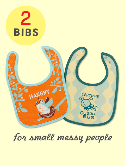 Hangry/Cuddle Bug Baby Bibs