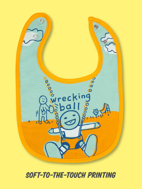 Sweet Pea/Wrecking Ball Baby Bibs