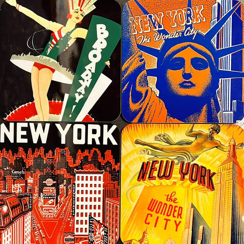 New York Images Coaster Set