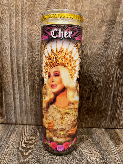 Cher Blonde Devotional Candle