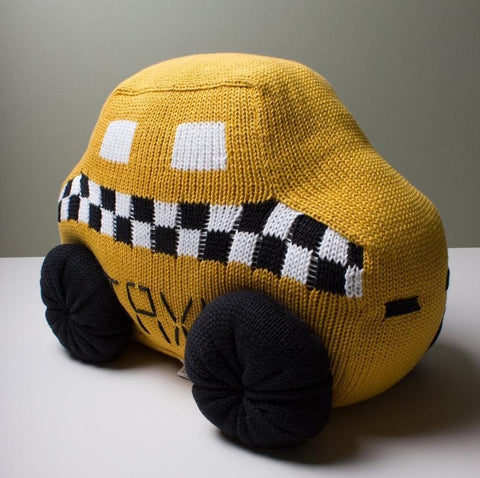 Taxi Cab Pillow