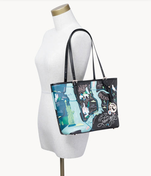 New York City Small Tote Zipper