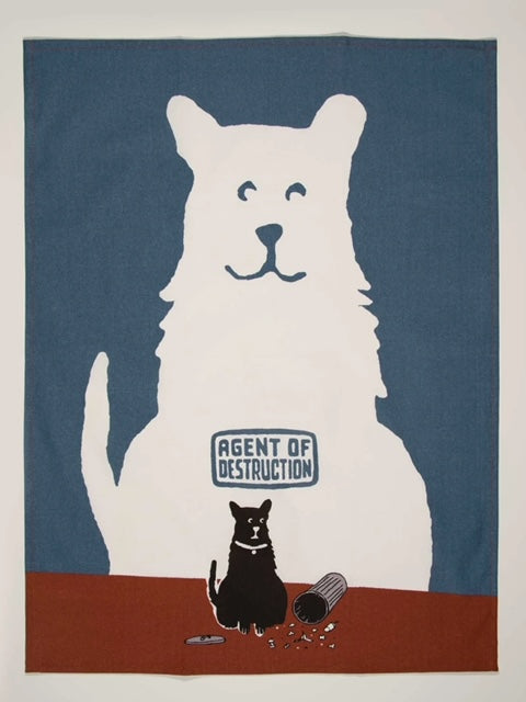 Agent Of Destruction Dishtowel
