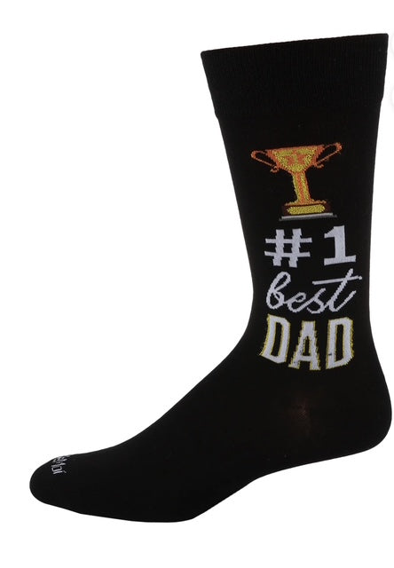 #1 Dad Mens Socks