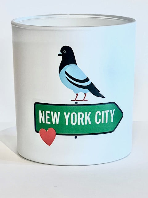 New York City Pigeon Candle - Custom Scent