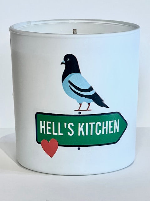 Hell's Kitchen Pigeon Candle - Custom Scent
