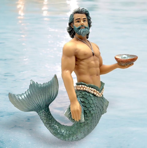 Pearl Collector Merman Ornament