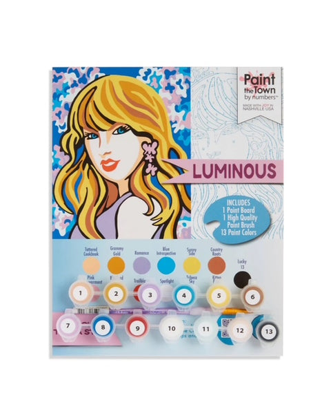 Taylor Swift Luminous Paint By Number Kit