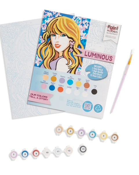 Taylor Swift Luminous Paint By Number Kit