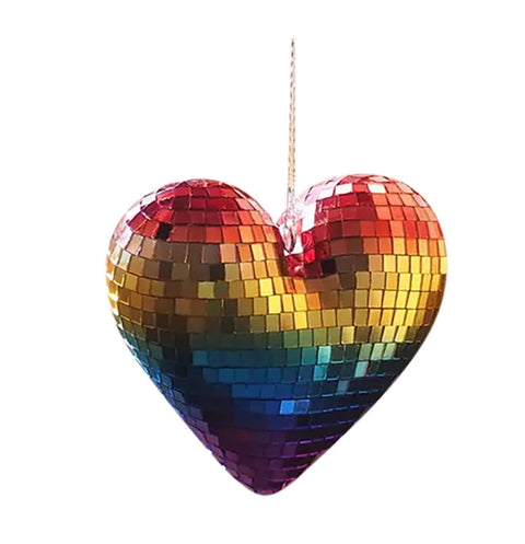 Rainbow Disco Heart