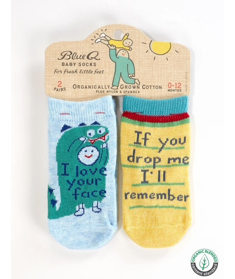 Your Face/Drop Me Baby Socks