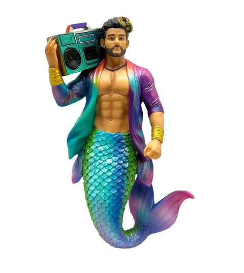 Big Booming Box Merman Ornament