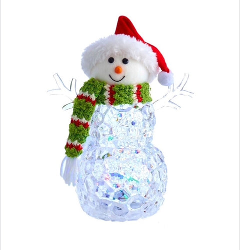 9.45" B/O Light Up Snowman