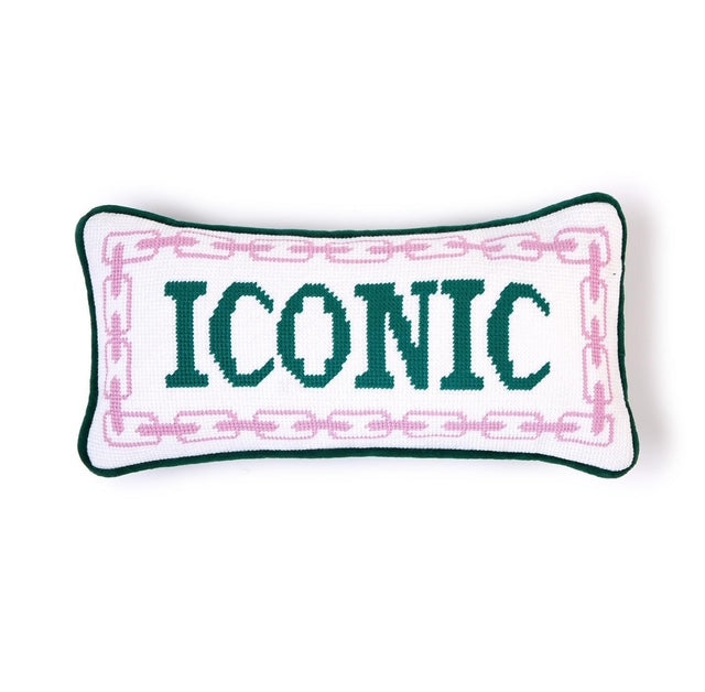 Two's Company Needle Point Pillow