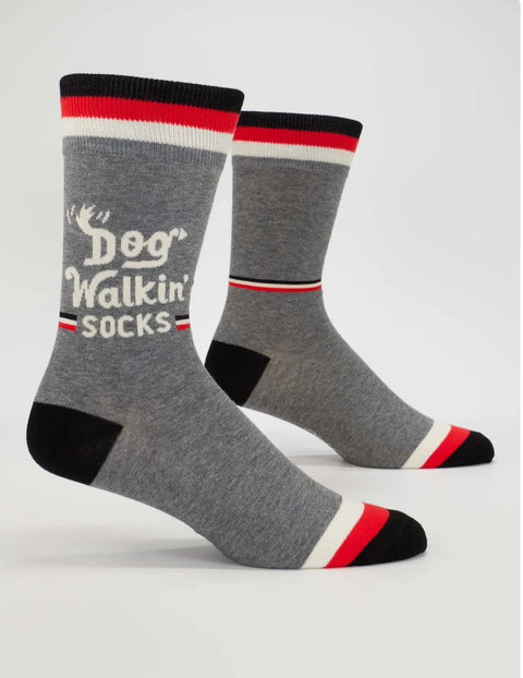 Dog walkin' Mens Sock