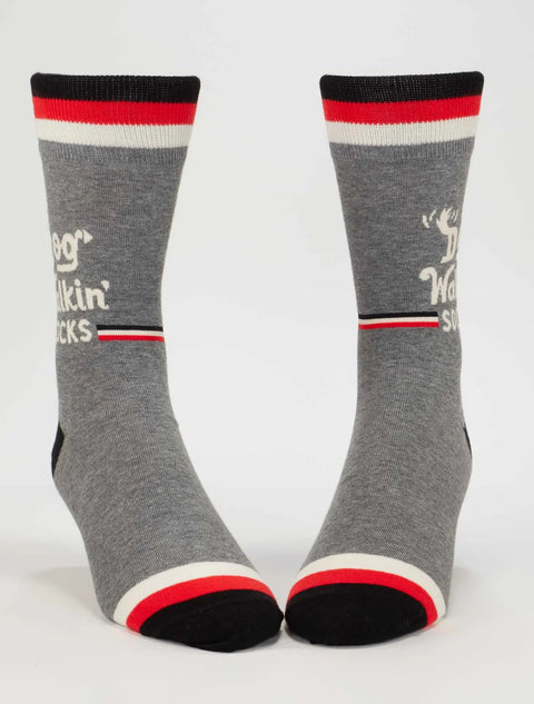 Dog walkin' Mens Sock