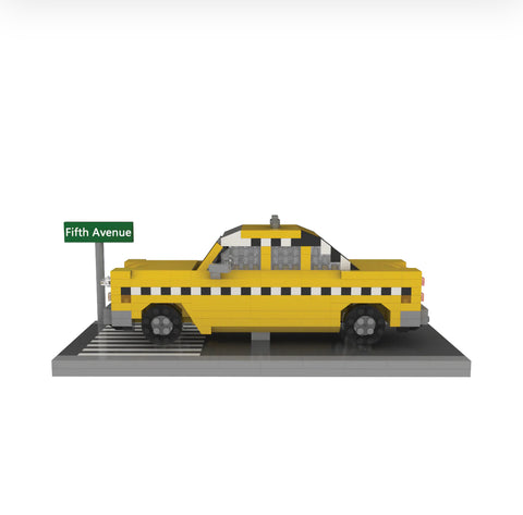 Mini Building Blocks LG NY Taxi Cab