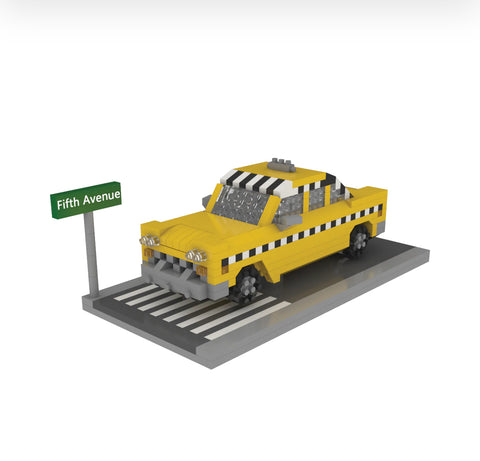 Mini Building Blocks LG NY Taxi Cab