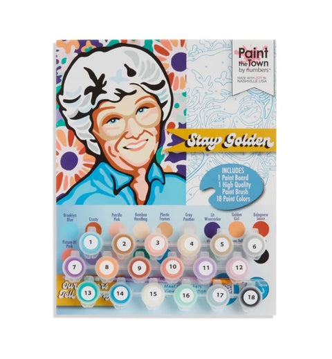 Stay Golden Paint By Number Golden Girl- Sophia