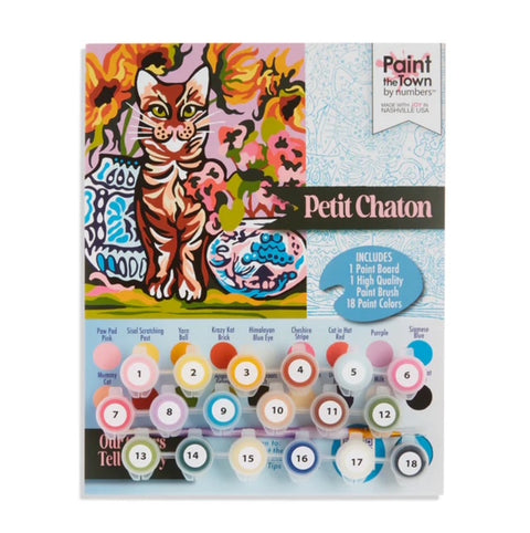 Petit Chaton Little Kitten Paint By Number Kit