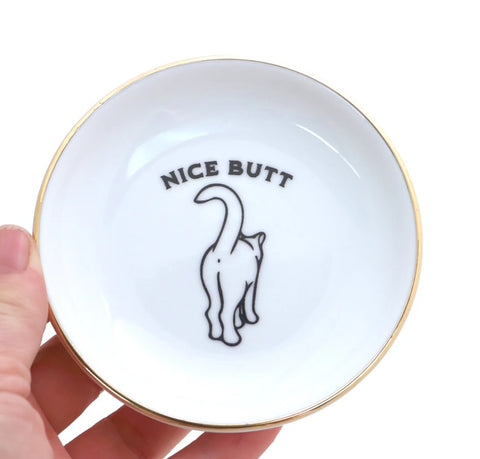 Cat Butt Ring Dish - Nice Butt