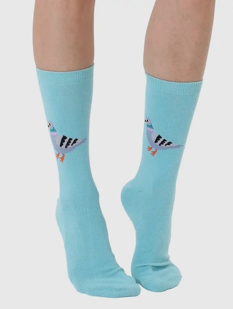 City Pigeon Socks 3D