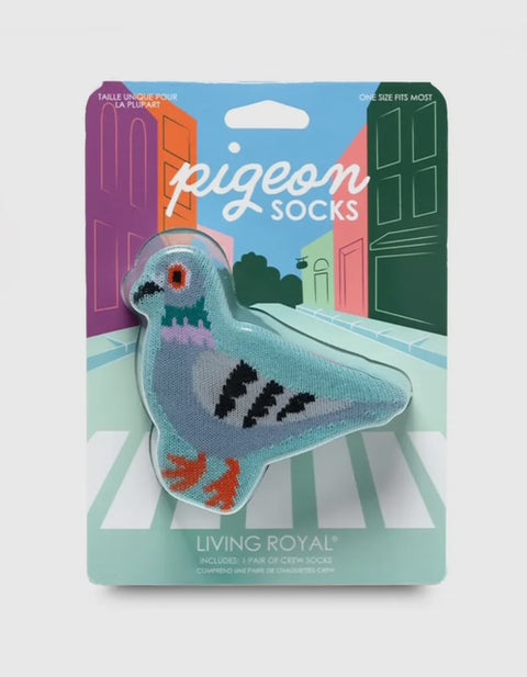 City Pigeon Socks 3D