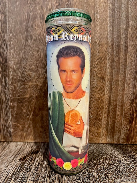 Ryan Reynolds Hollywood Heart Throb Devotional Candle