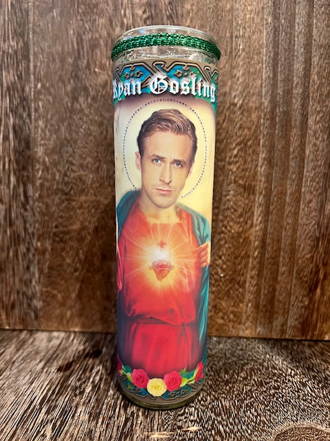 Ryan Gosling Hollywood Heart Throb Devotional Candle