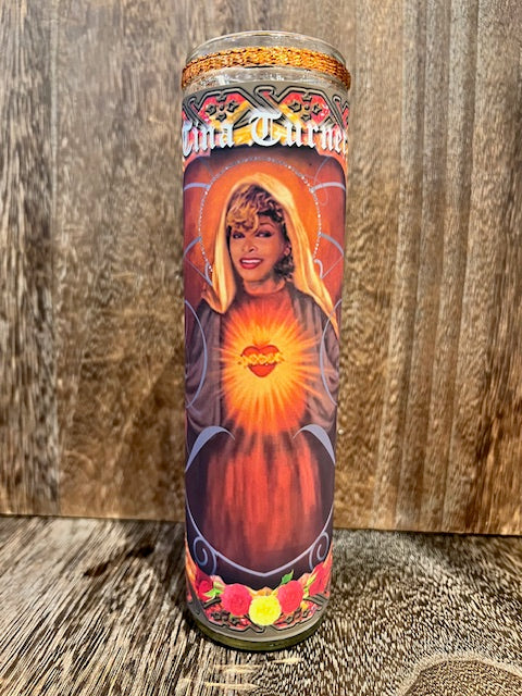 Tina Turner Devotional Candle