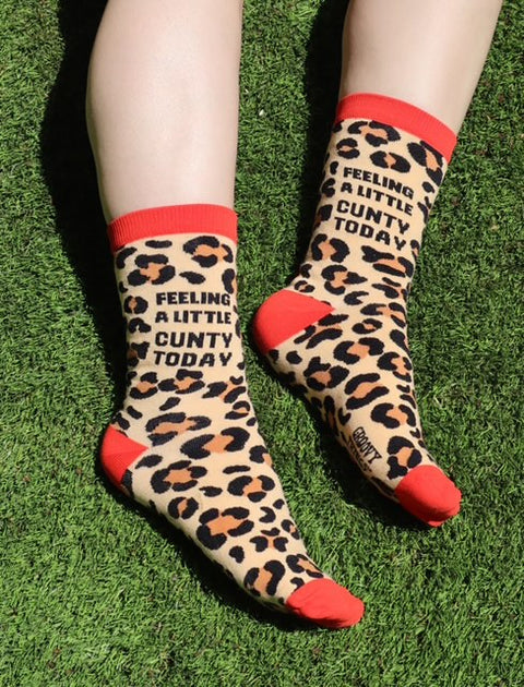 Feeling a Little Cunty Today Women's Crew Socks