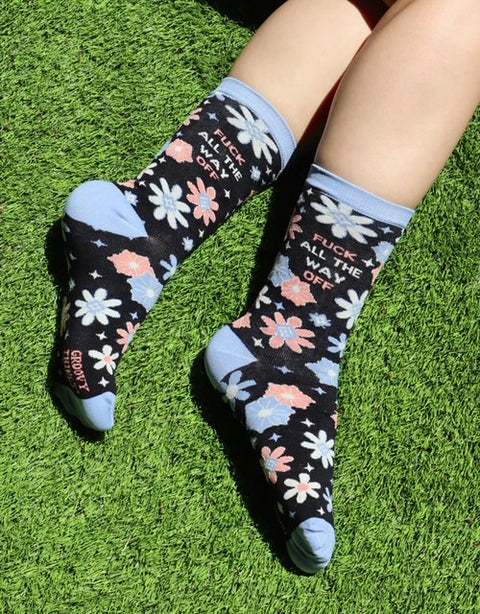 Fuck Off All The Way Womens Socks