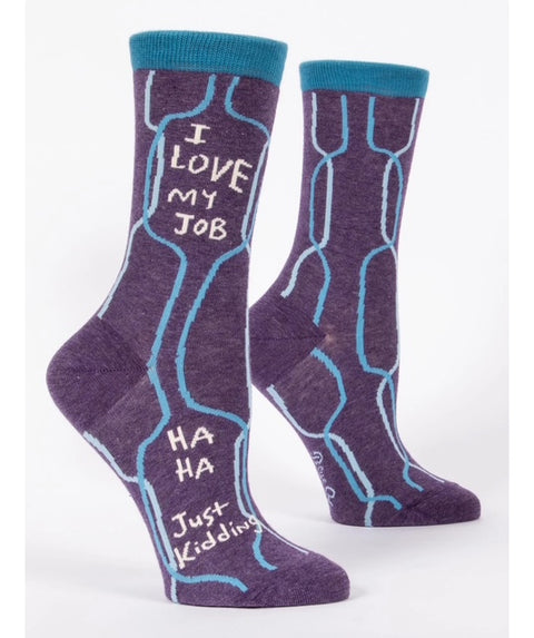 Blue Q Socks I Love My Job