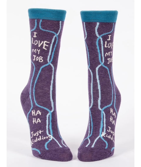 Blue Q Socks I Love My Job