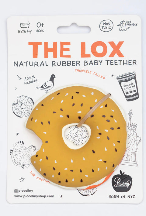 The Lox Bagel Teether-Beige
