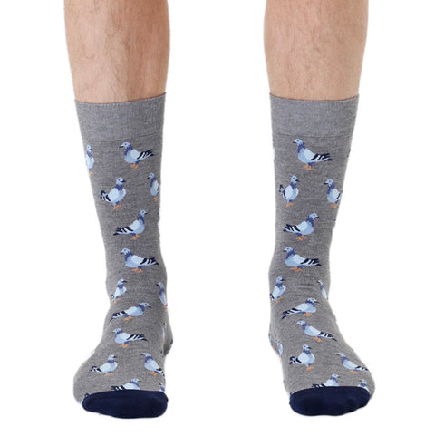 Men's Pigeon Bamboo Crew Socks