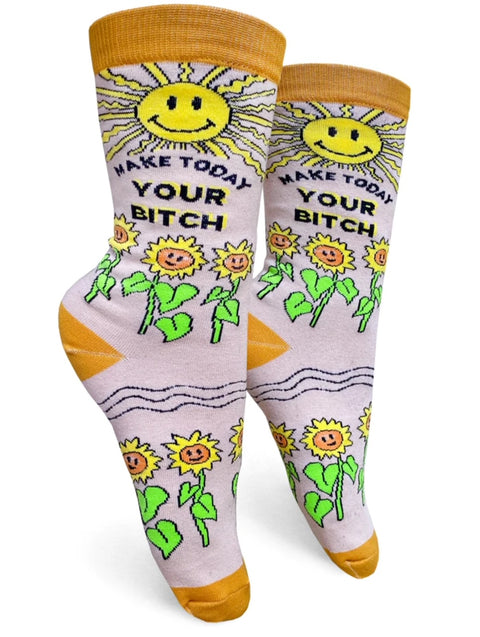 Make Today Your Bitch Womens Socks