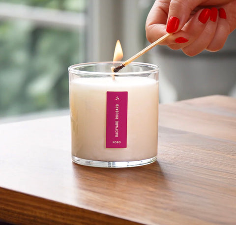 Backyard Rhubarb Plant The Box Candle