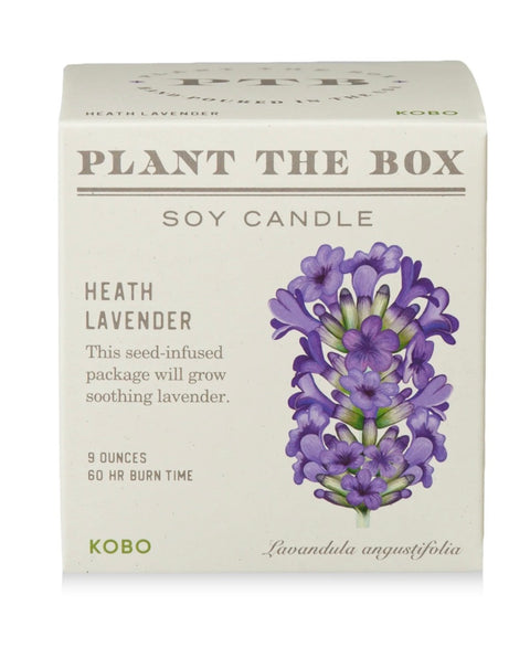 Heath Lavender Plant The Box Candle