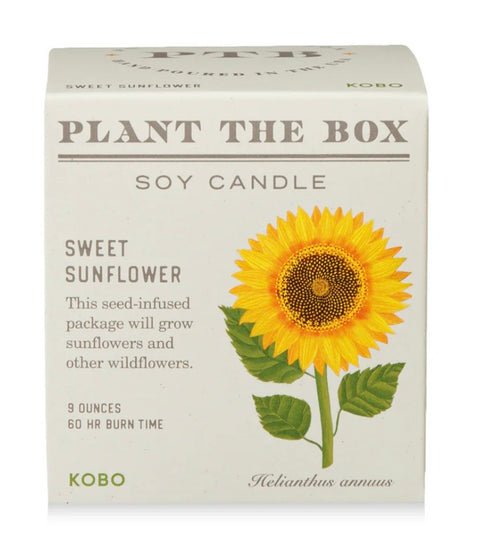 Sunflower Plant The Box Candle
