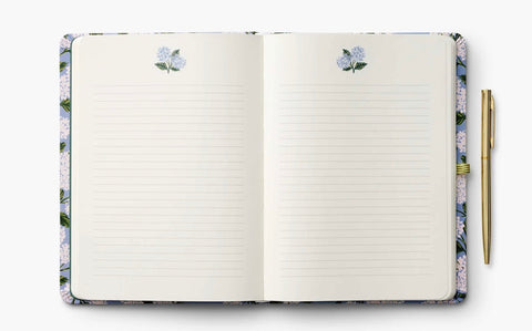 Hydrangea Journal With Pen