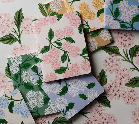 Hydrangea Pocket Notebooks