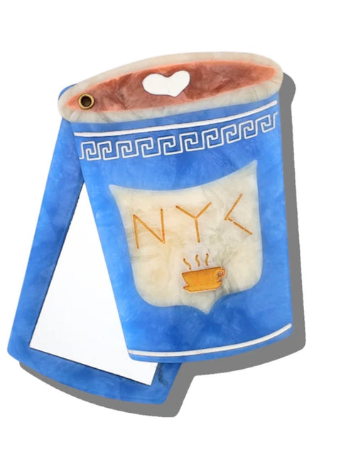 NYC Coffee Cup Compact Mirror