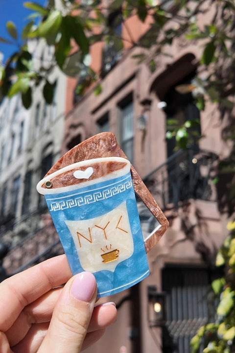 NYC Coffee Cup Compact Mirror