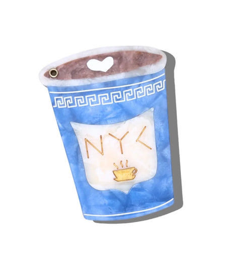 NYC Coffee Cup Compact Mirror