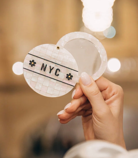 NYC Mosaic Compact Mirror