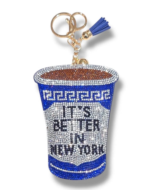 It's Better In New York Bag Charm/Key Chain